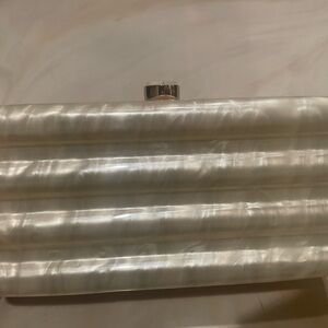 New acrylic ivory clutch for woman